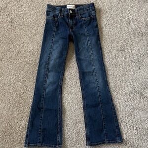 Abercrombie Kids High Rise Flare 7/8 Jeans